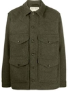 Filson Button-front Shirt Jacket In Green