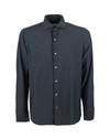 Ghirardelli Blue Stretch Classic Shirt In Black