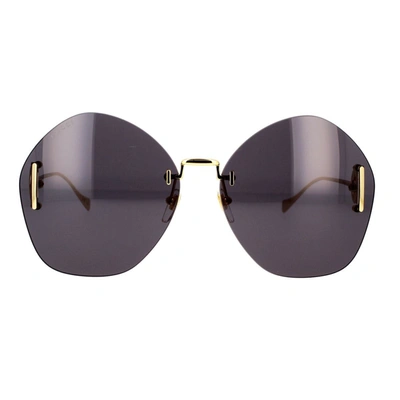 Gucci Eyewear Sunglasses In Gold