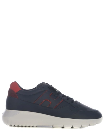 Hogan Sneakers  Interactive³ In Leather In Blu