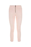 Isabel Marant Polyester Blend Pernel Pant With Textured Fabric In Pink