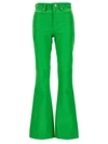 Jw Anderson J.w. Anderson Leather Bootcut Trousers In Green