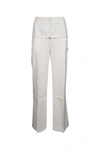 Jacquemus Pants In White