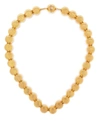 Jil Sander Gold-plated Bead Necklace In Golden
