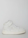 SAINT LAURENT LAX SNEAKERS IN WASHED-OUT EFFECT LEATHER