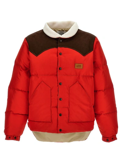 LC23 LC23 'PANELED' DOWN JACKET