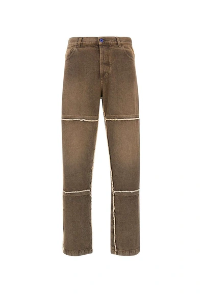 Marcelo Burlon County Of Milan Vintage Raw Cut Jeans In Grey