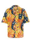 Marni X No Vacancy Inn Men's Galactic Paradise Camp Shirt In Printed