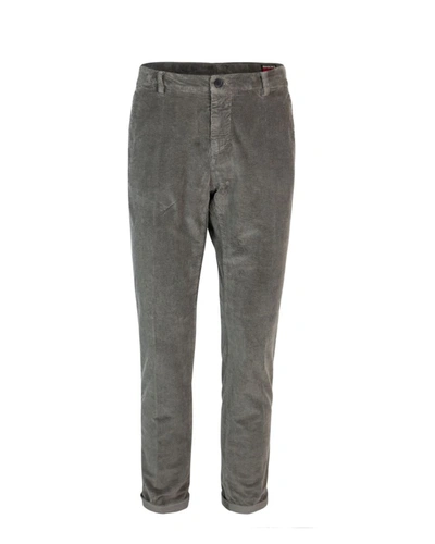 Mason's Trousers In Metallic And Grey