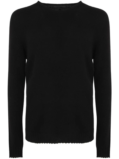 Md75 Cashmere Crew Neck Sweater Clothing In Black