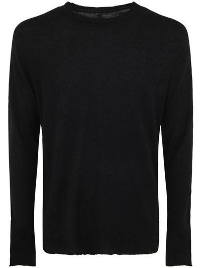 Md75 Cashmere Crew Neck Sweater In Black