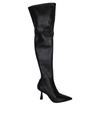 Michael Kors Clara Over-knees Heeled Boots In Black