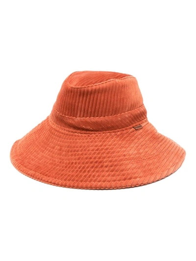 Missoni Sport Courduroy Bucket Hat In Orange