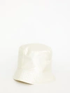 Moncler Embroidered Nylon Bucket Hat In Beige