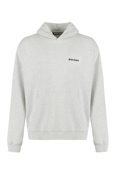 Palm Angels Hooded Sweatshirt In Grey