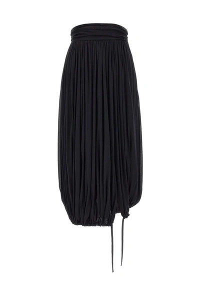 Philosophy Di Lorenzo Serafini Pleated Midi Skirt In Black