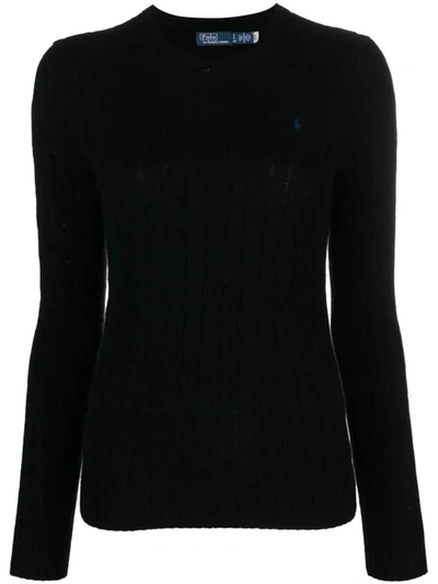 Polo Ralph Lauren Juliana Long Sleeves Pullover Clothing In Black