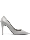 PRADA PRADA BRUSHED LEATHER PUMPS