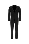 Prada Midnight Blue Wool Blend Suit In Black