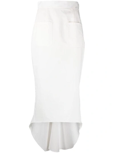 Prada Midi With Pockets In White