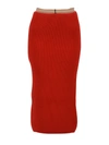 Calvin Klein 205w39nyc Rib-knit Midi Skirt In Red