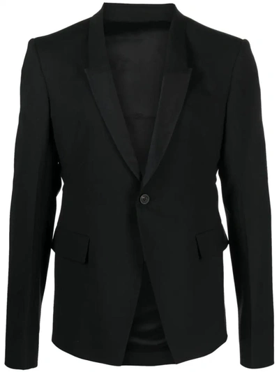 Rick Owens Single-breasted Blazer In Multi-colored