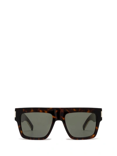 Saint Laurent Sl 628 Havana Sunglasses In Grey