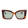 Saint Laurent Eyewear Sunglasses In Havana