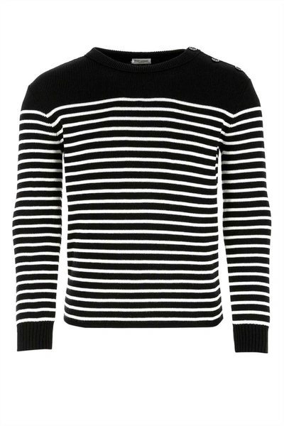 Saint Laurent Knitwear In Stripped