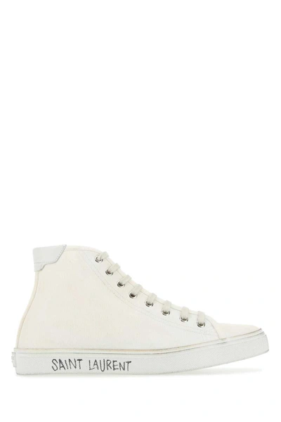 Saint Laurent Sneakers In White