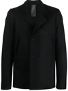 Sapio Double-breasted Blazer With Notched Lapels In Nero