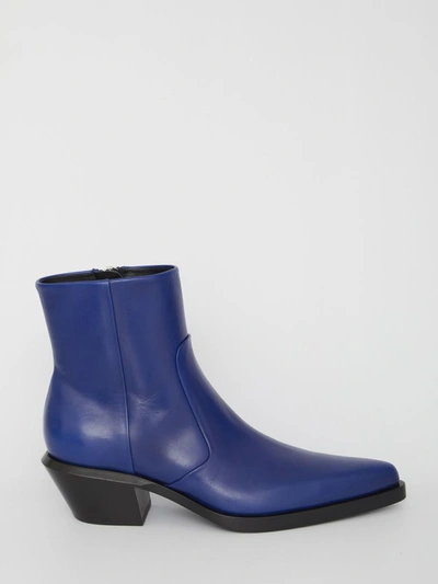 OFF-WHITE SLIM TEXAN ANKLE BOOTS