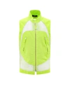 Stone Island Shadow Project Vest Distorted Ripstop Organza-tc Neon Green In Green