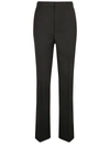 Tagliatore Linen Trousers In Black