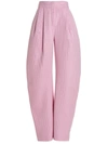 Attico Gary Pants In Rose-pink Viscose In Pink