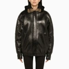 THE MANNEI THE MANNEI BLACK BOMBER JACKET