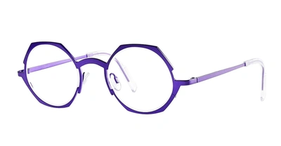 メガネ THEO Theo - TOUJOURS 304 FLUO PURPLE - 304 Theo Eyewear Eyeglasses In Purple | ModeSens