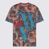 VIVIENNE WESTWOOD VIVIENNE WESTWOOD ROSE PAISLEY COTTON T-SHIRT