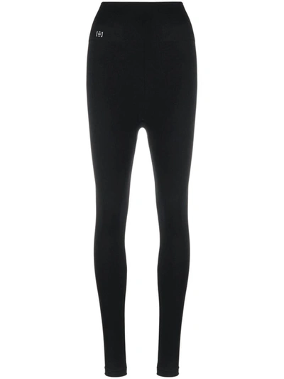 Wolford Gathered Stretch-jersey Leggings In Multi-colored