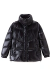 Woolrich Aliquippa Puffer Jacket Woman Down Jacket Black Size L Polyamide In Black