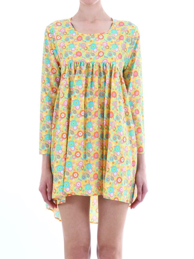 Jeremy Scott Yellow Floral Dress