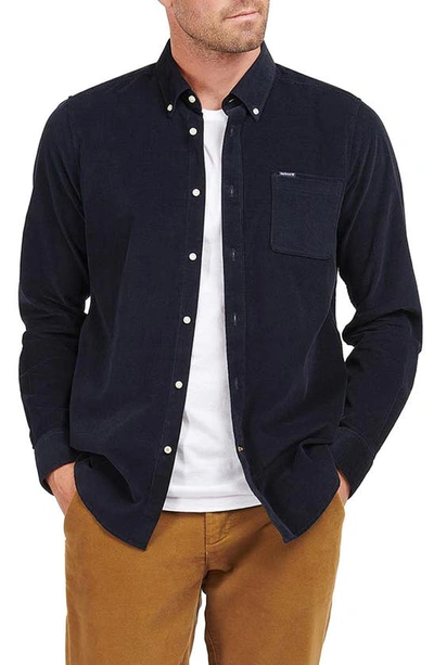 BARBOUR BARBOUR RAMSEY TAILORED FIT CORDUROY BUTTON-DOWN SHIRT