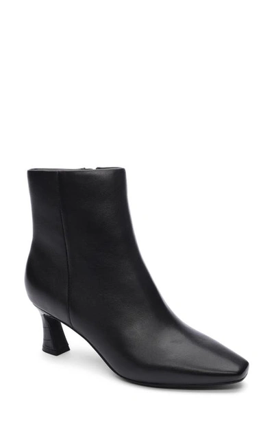 Sanctuary Women's Sleek Kitten Heel Ankle Booties In Black