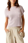 FREE PEOPLE FREE-EST FREYA SHORT SLEEVE SWEATER & PULL-ON PANTS