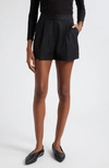 Atm Anthony Thomas Melillo Satin-twill Shorts In Black