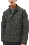 Barbour Button-up Quilted Jacket In Sage