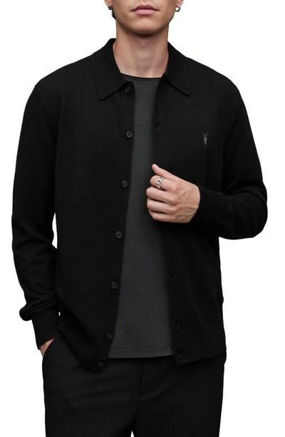 Allsaints Kilburn Cardigan In Black