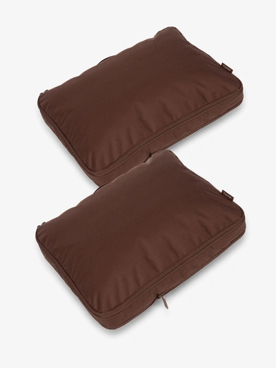 Calpak Large Compression Packing Cubes In Walnut