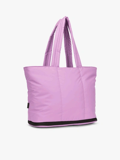 Calpak Luka Expandable Laptop Tote In Lilac