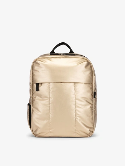 Calpak Luka 15 Inch Laptop Backpack In Gold
